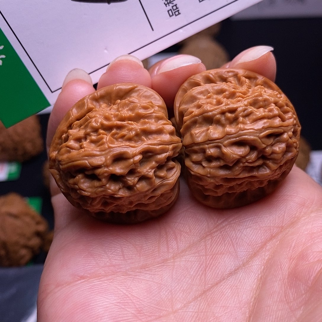 吊坠文玩核桃681白狮子3.4