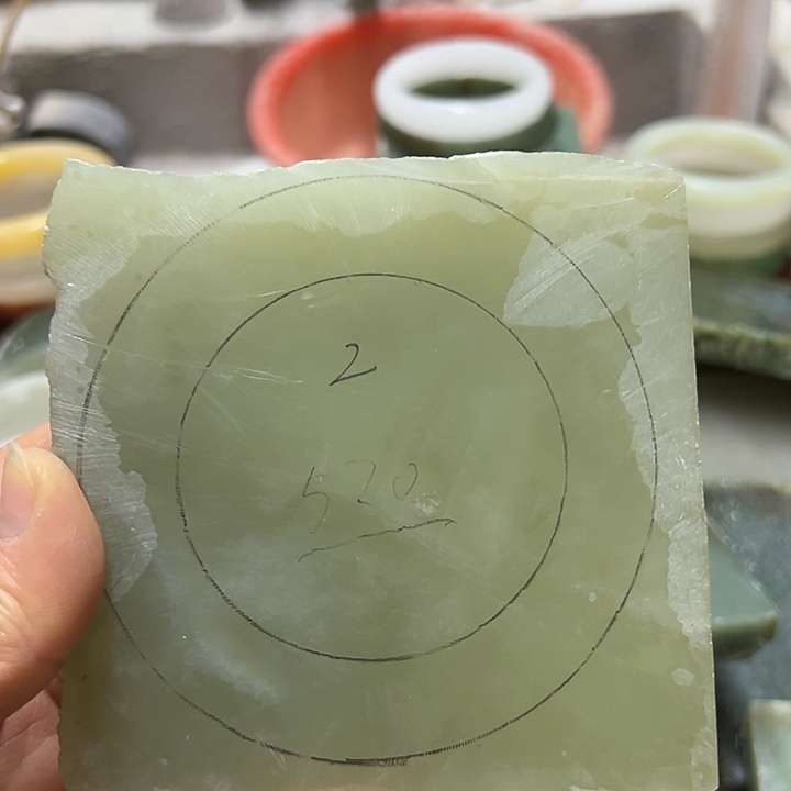 和田玉（糖玉）手镯未镶嵌摩****奶定制