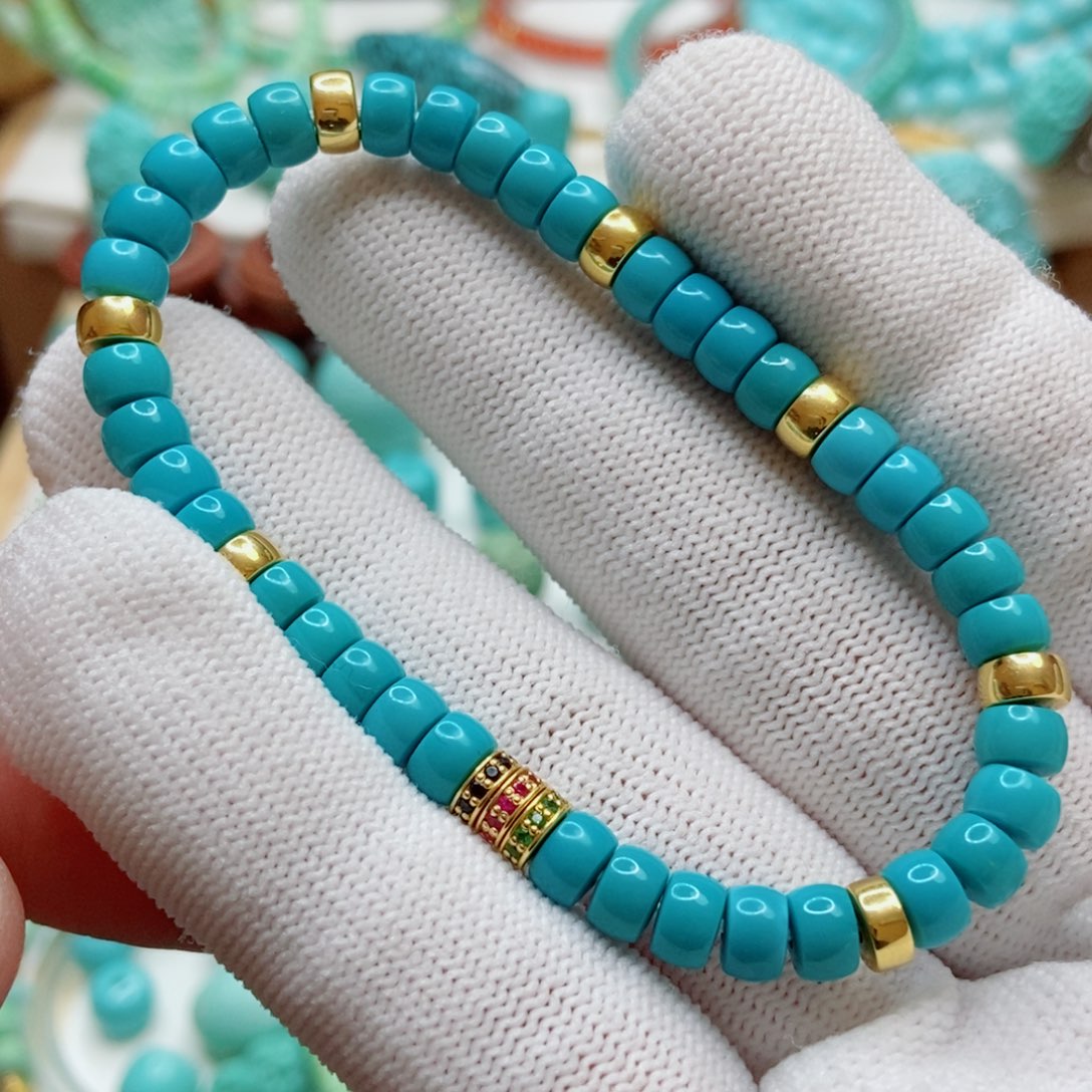 绿松石5.5毫米未镶嵌