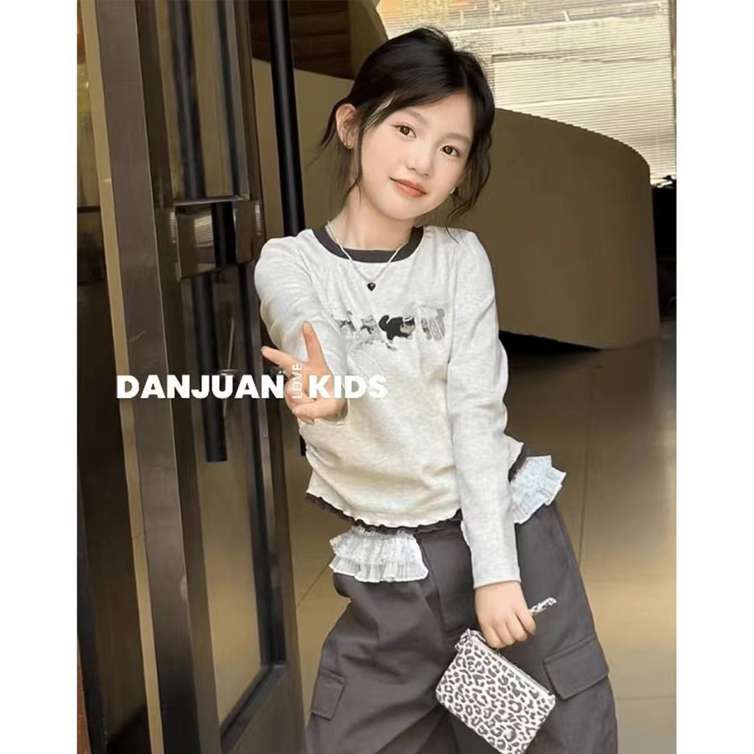 女童套装2025春秋装新款儿童秋季外穿百搭两件套女孩洋气休闲秋装