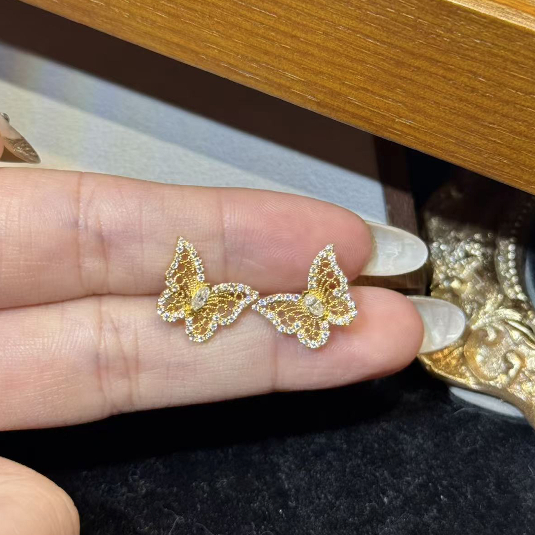 足金999 黄金5G工艺 耳饰