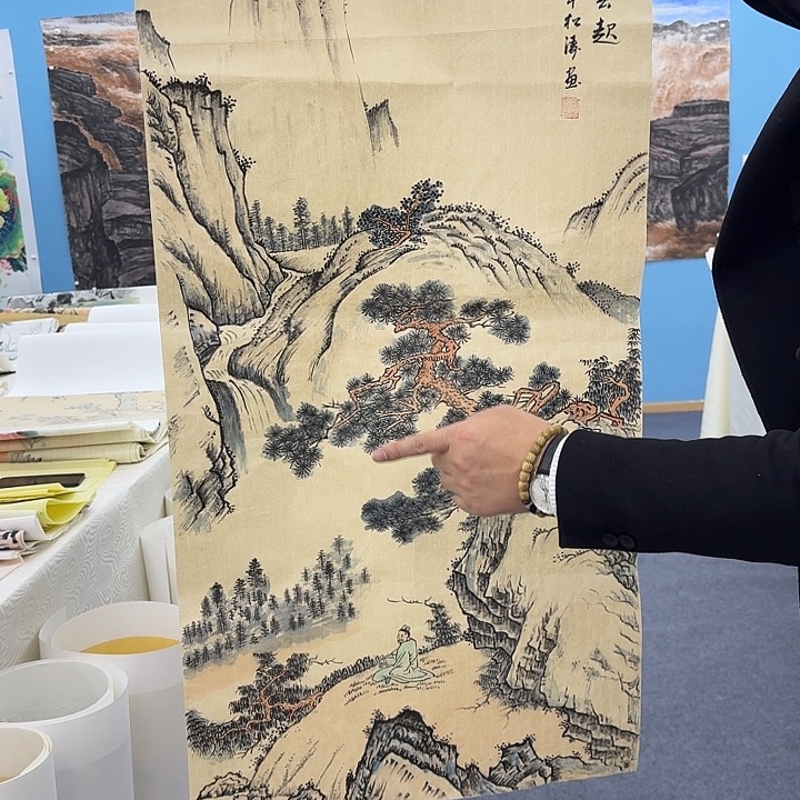 国画手绘国画作品