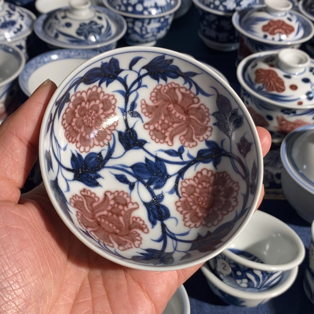 缸景德镇手工手绘茶具