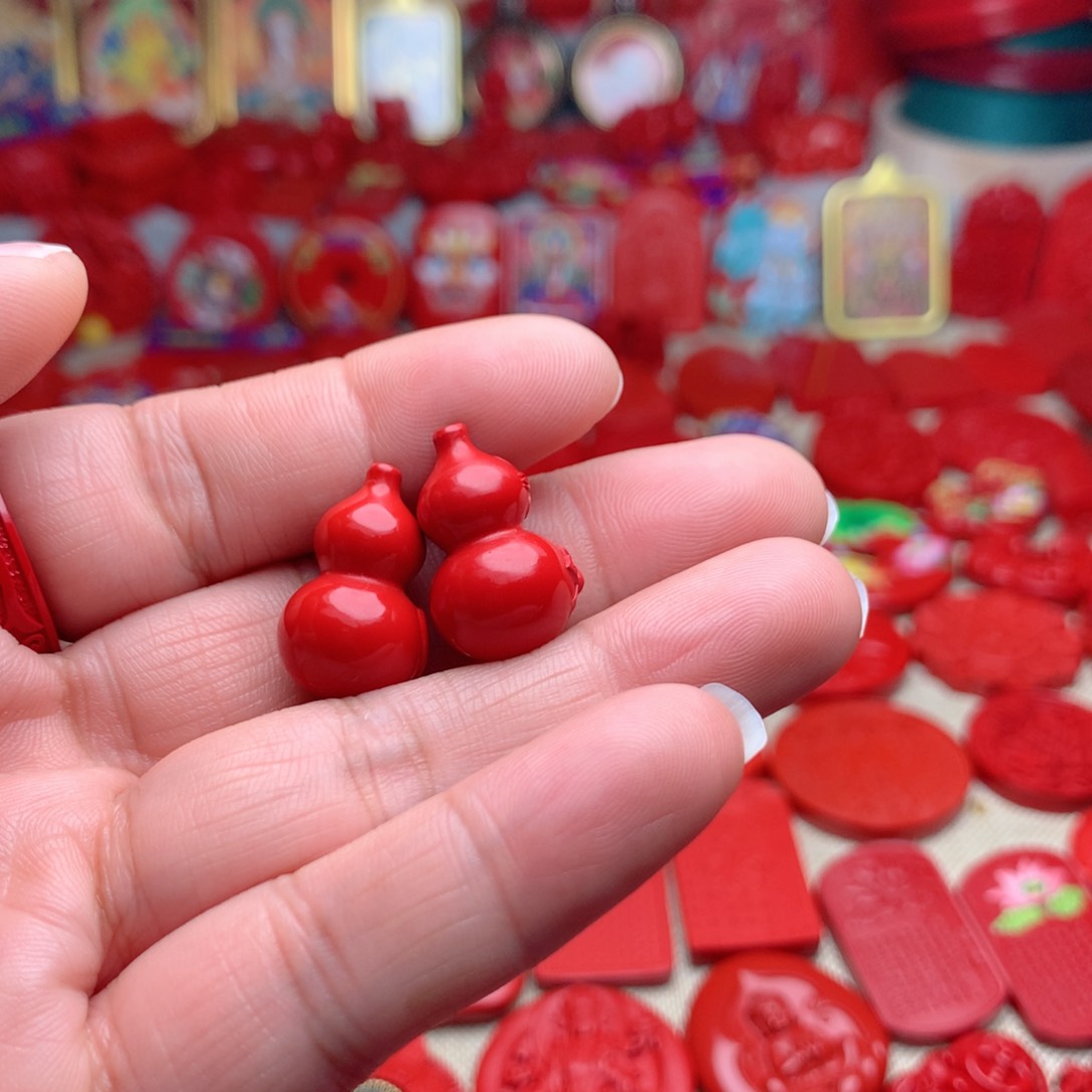 天然辰砂工艺品朱砂配件