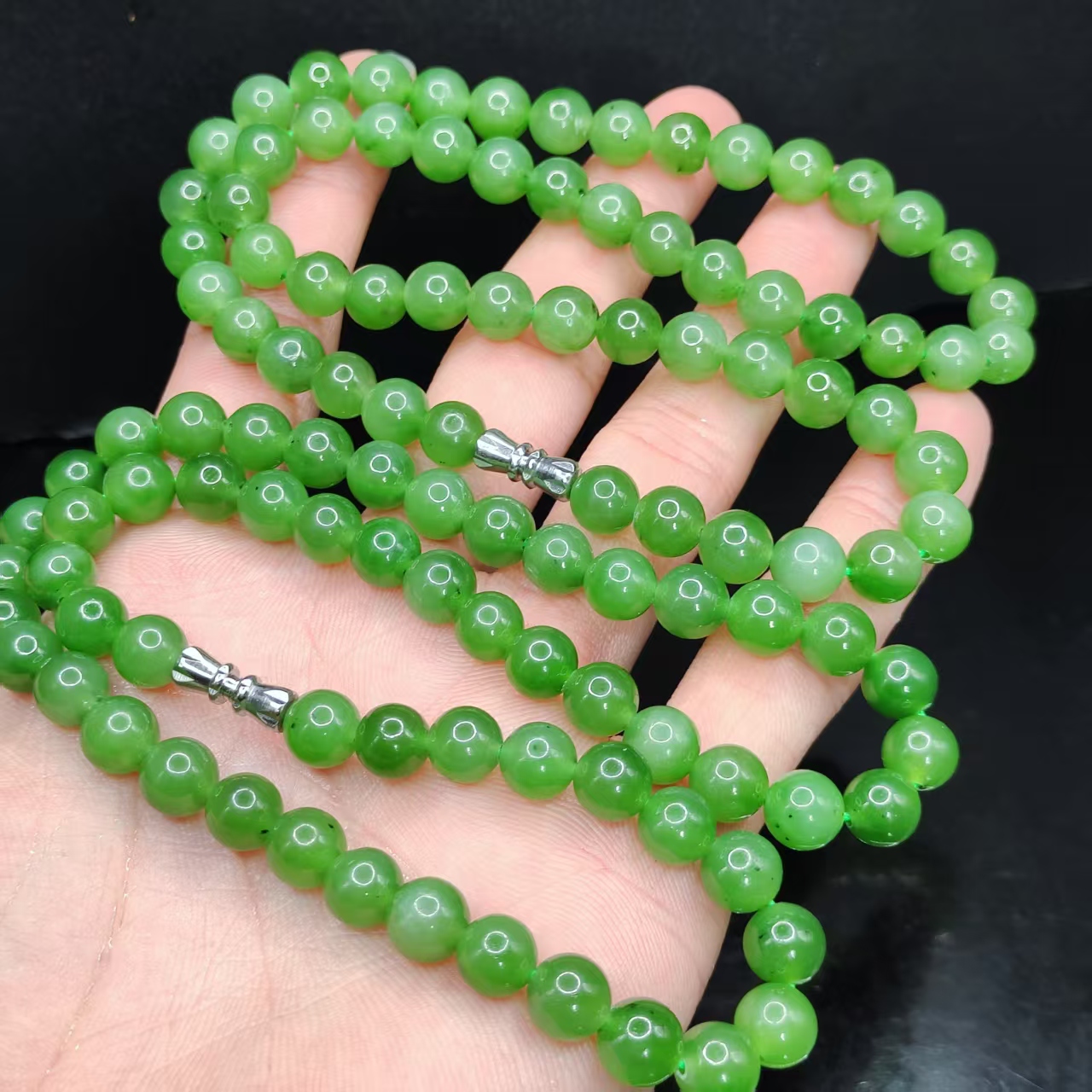 【龙龙严选】和田玉妈妈链BF【多样性发其一】约7mm