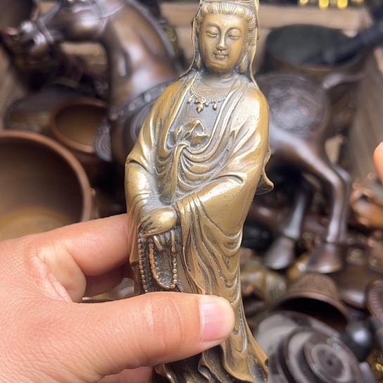 铜制工艺把玩摆件