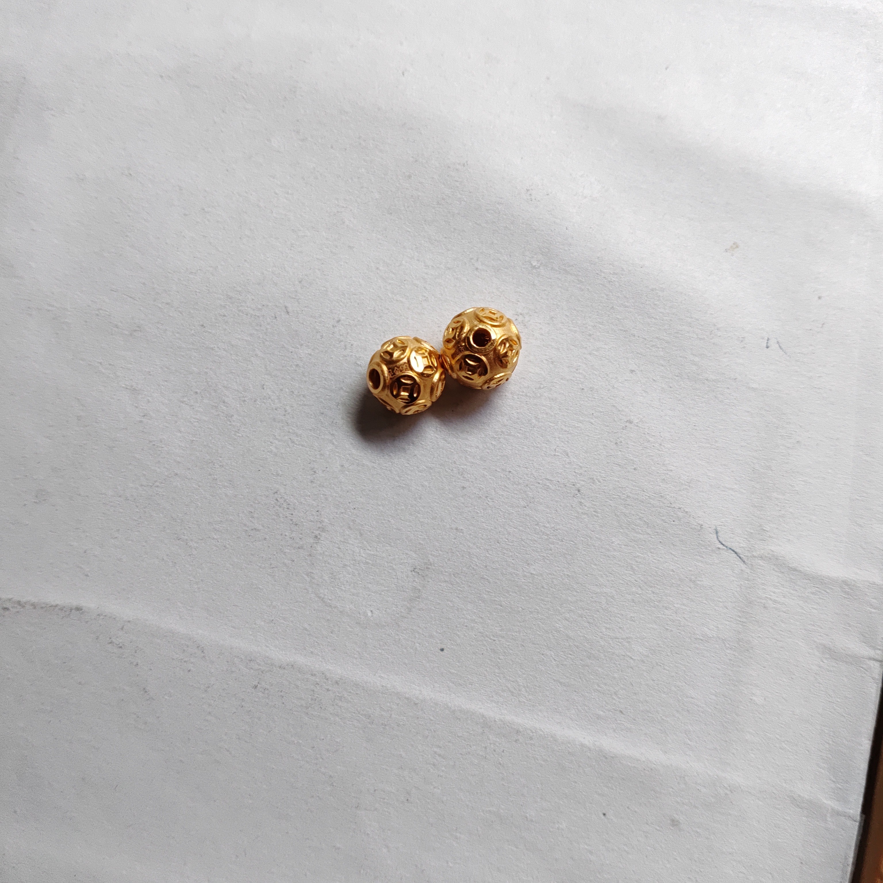 金元宝足金999貔貅珠子首饰