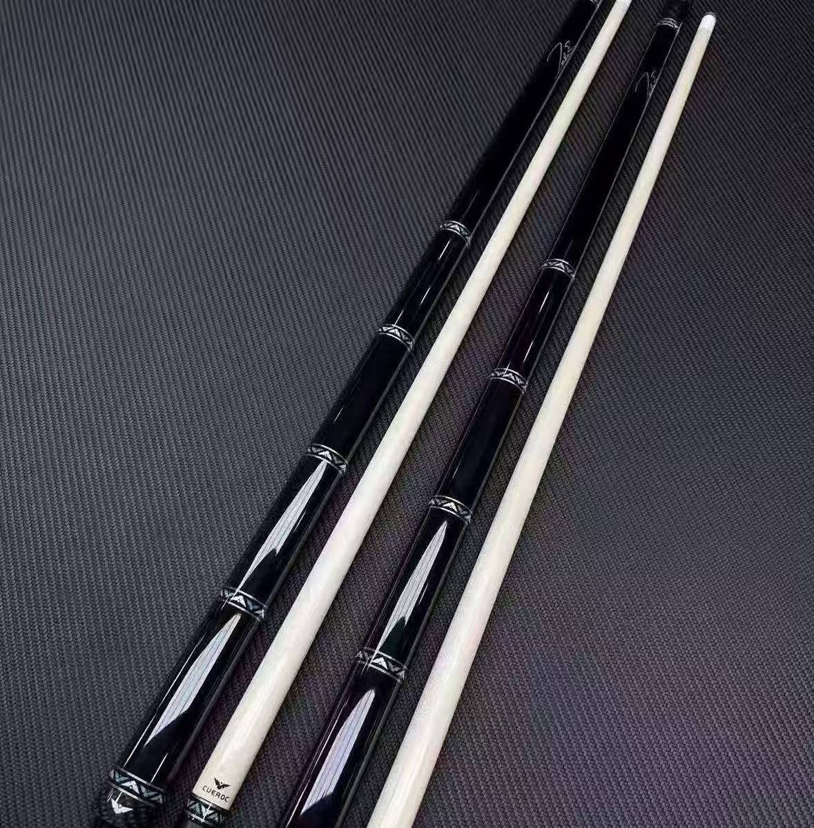 (98新寄售）新中式职业八球九球杆枫木前支大头台球杆