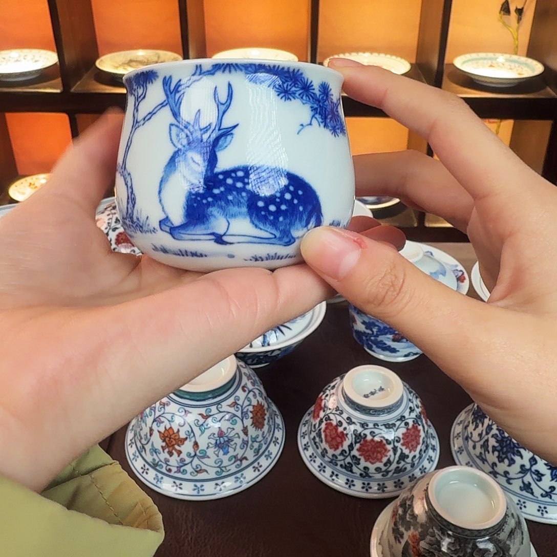 景德镇陶瓷手绘作品