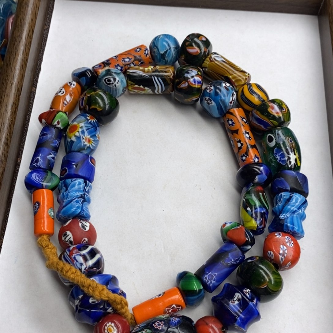 琉璃颈饰尼泊尔异型多宝新款005