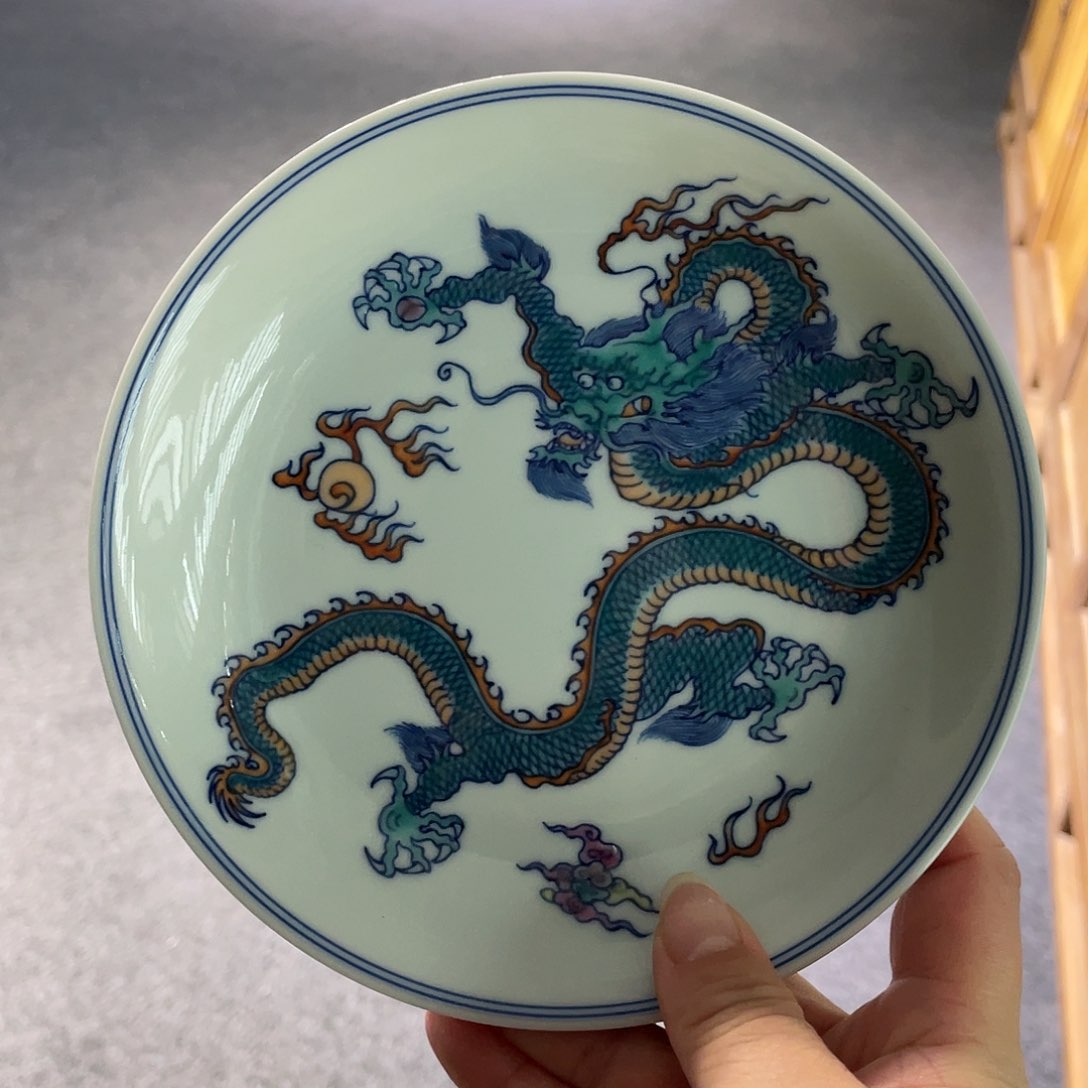 【闪购商品】斗彩龙壶承。。。。。