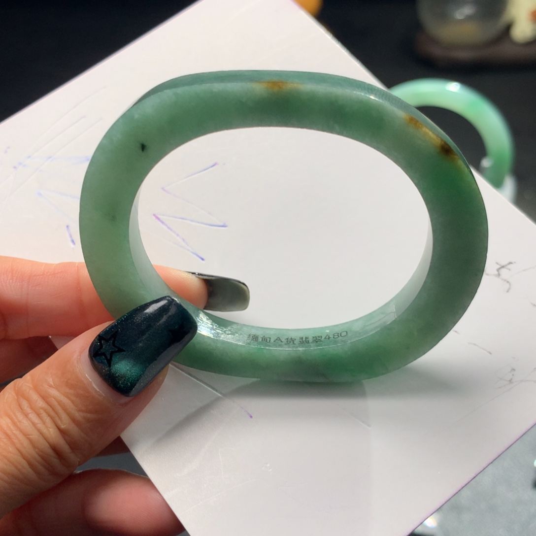 定制翡翠未镶嵌翡翠A货手镯定制