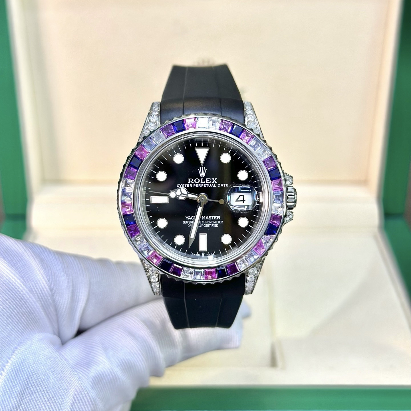 99新 Rolex/劳力士 游艇/40表经/后钻/3185机芯/胶带/机械/男士