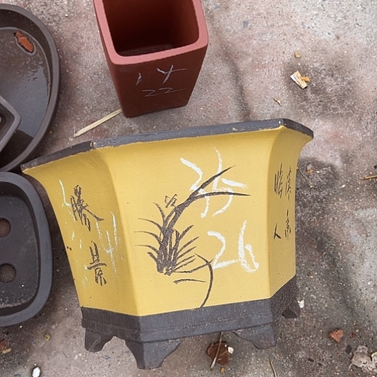 紫砂花盆透气花盆