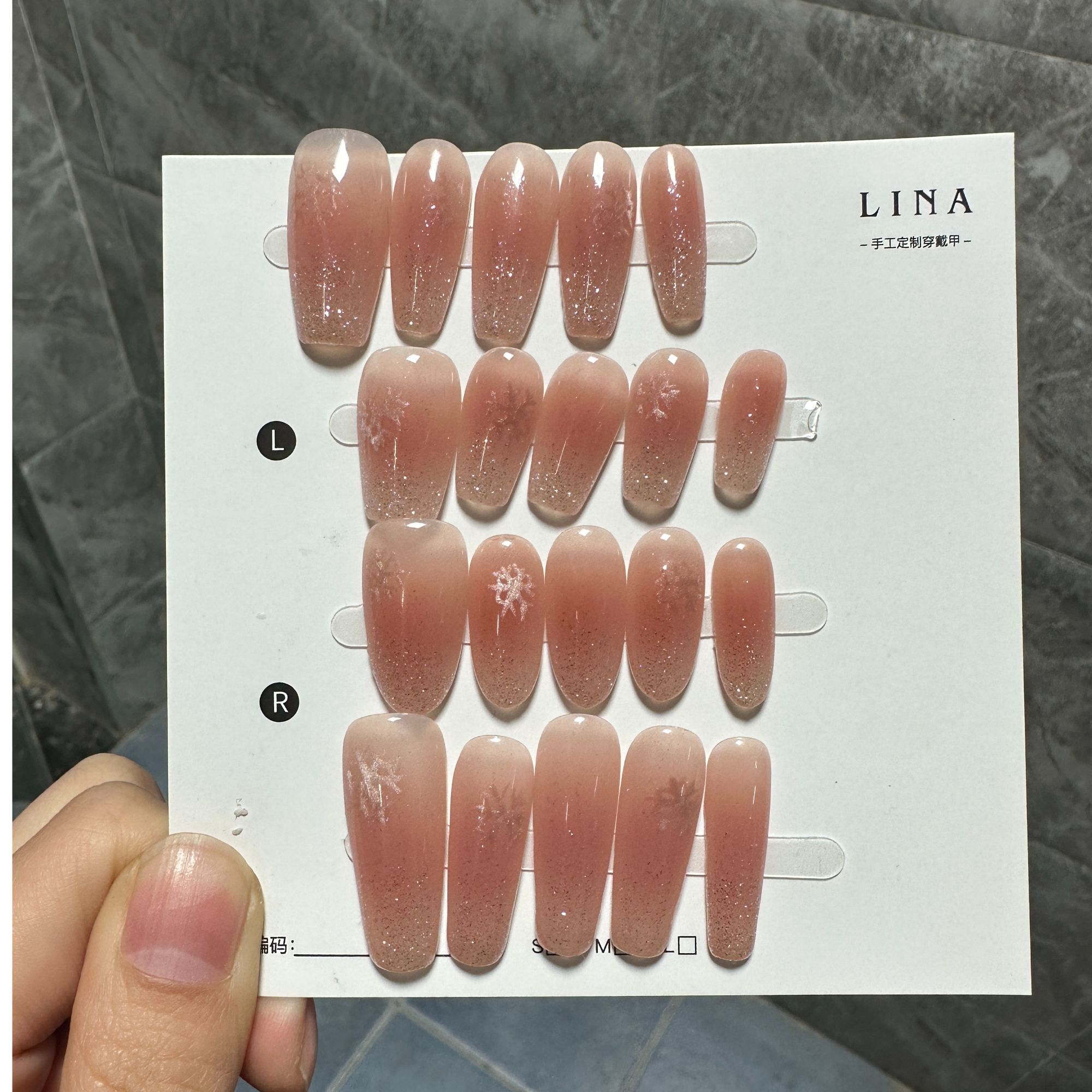 HuaJI/花悸穿戴甲〔雪花〕