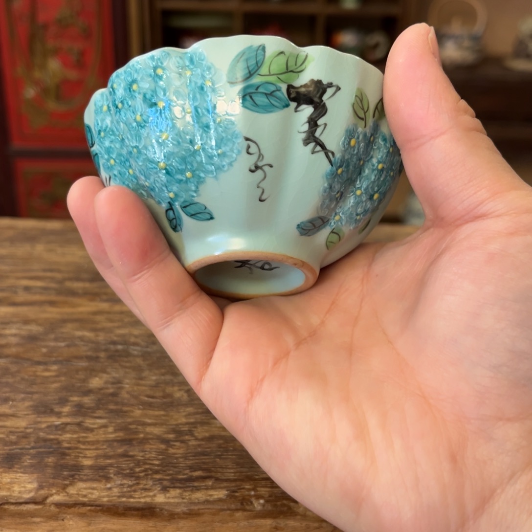 柴烧手工手绘陶瓷