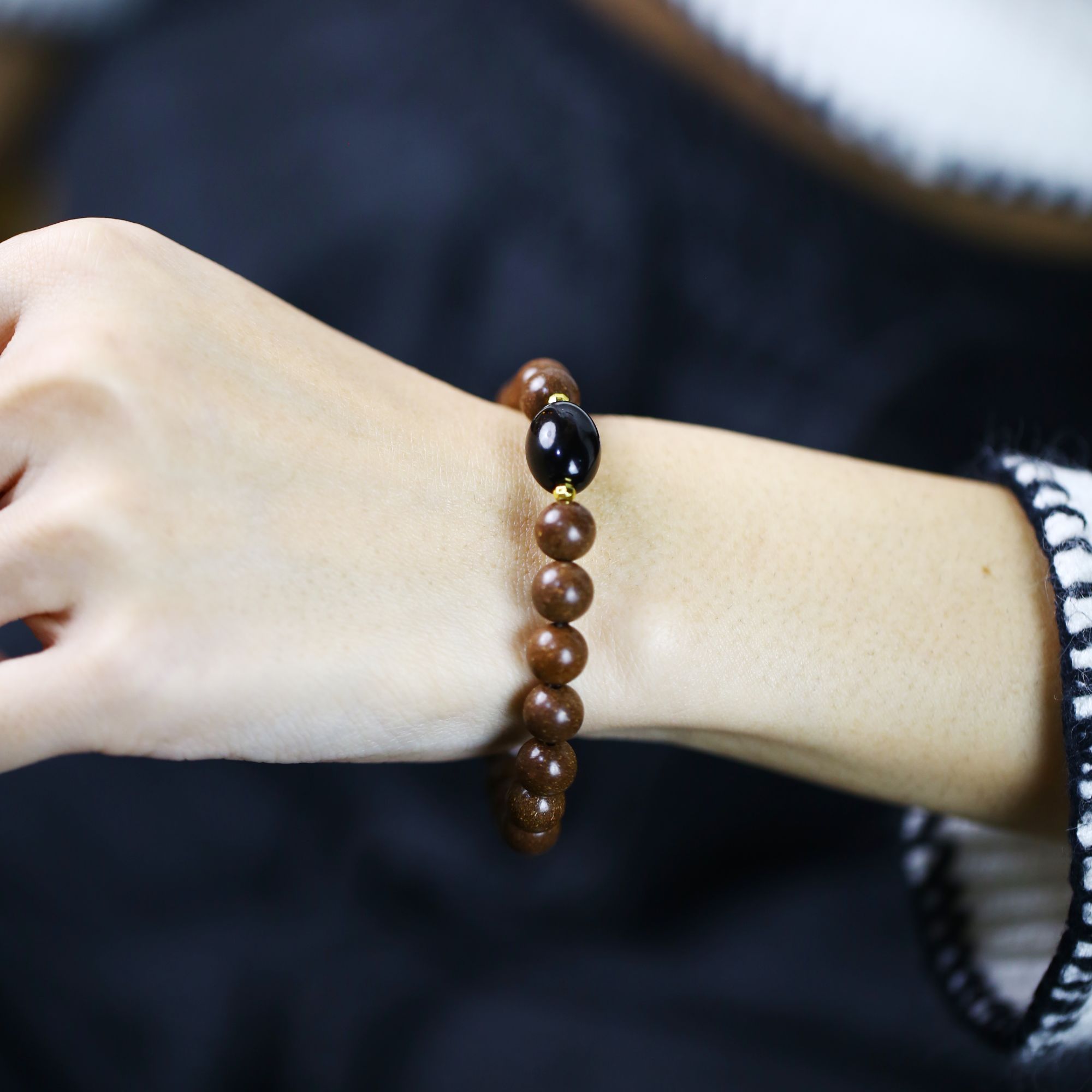 冬季新品-「固元丹香方」8mm单圈合香珠 传统手工制作 