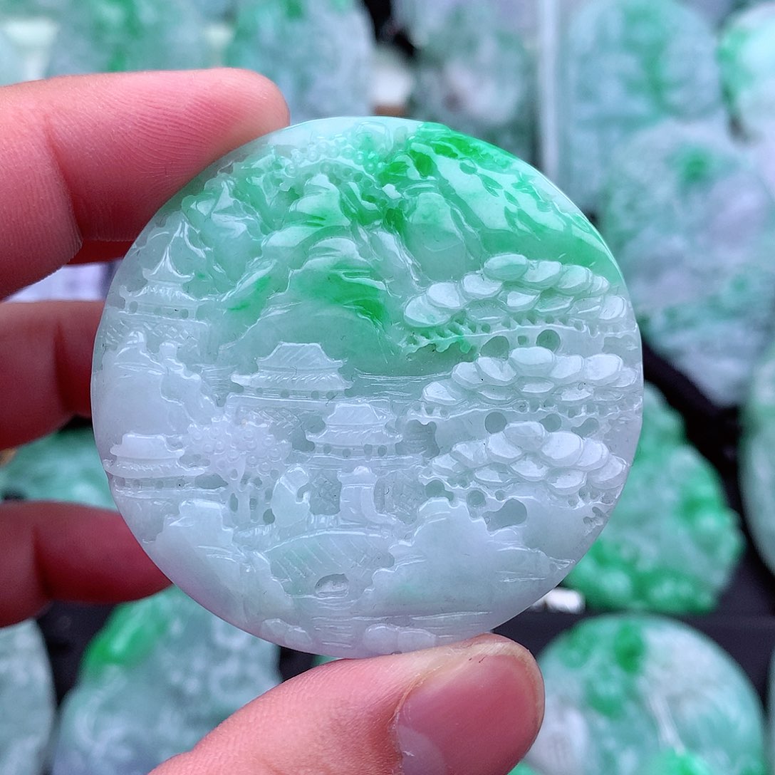 翡翠吊坠(不含链)未镶嵌