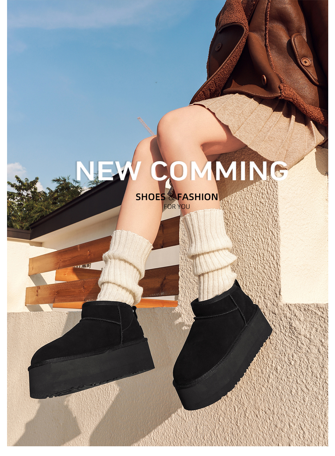 时尚雪地靴短筒套筒短靴平底保暖加厚女鞋防滑冬季