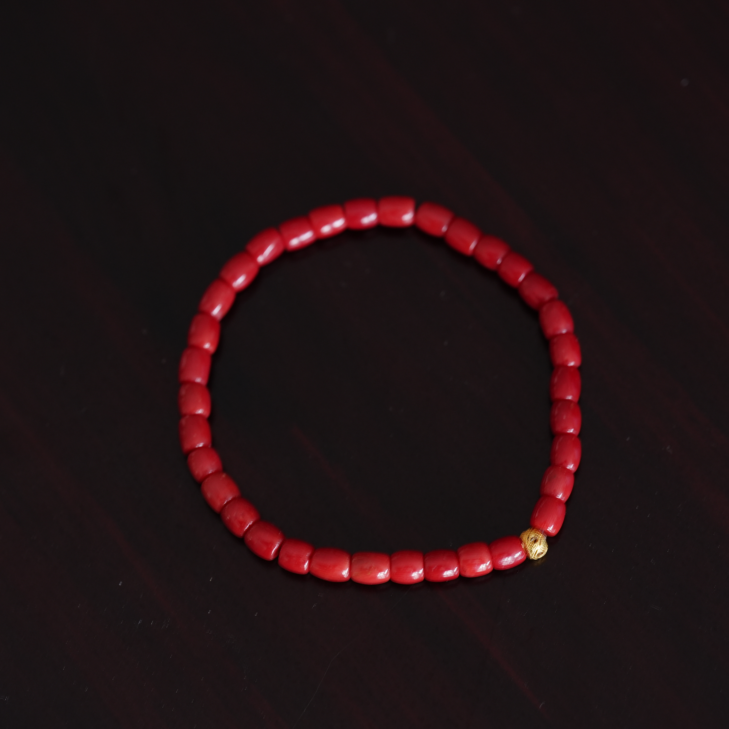 珊瑚GN0760桶珠手串