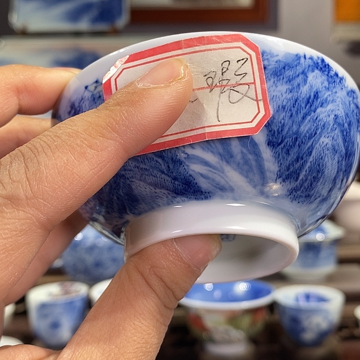 杯自***?景德镇手工手绘陶瓷，高亮兴老师作品