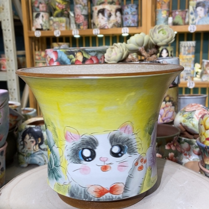 红陶景德镇艺术手绘作品