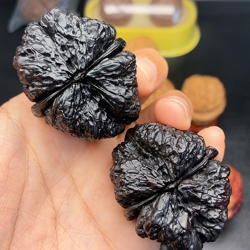 【闪购商品】把件文玩核桃44尺蝴蝶蟾