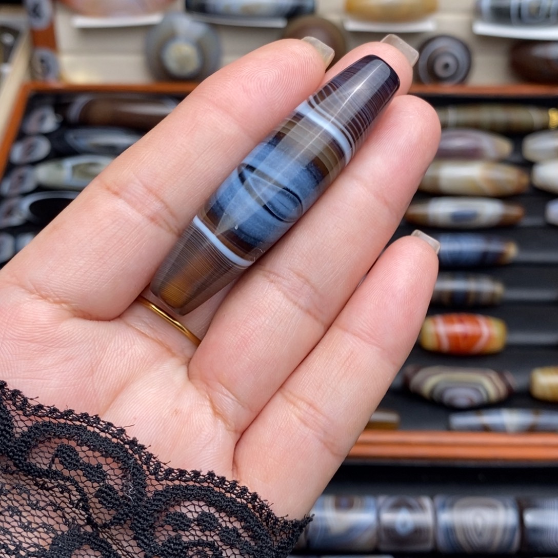 F***y玛瑙/玉髓未镶嵌吊坠