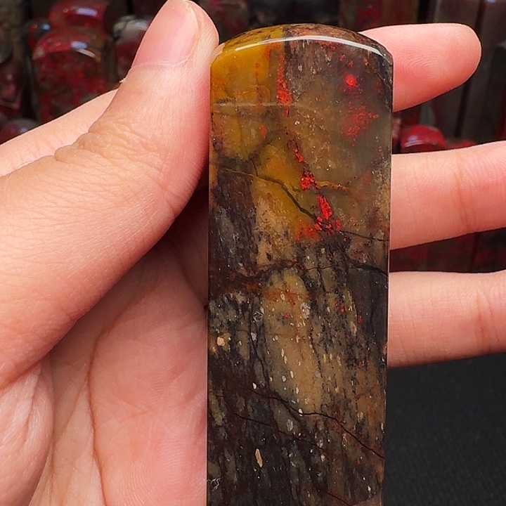 昌化石印石惠**畅精品昌化鸡血石