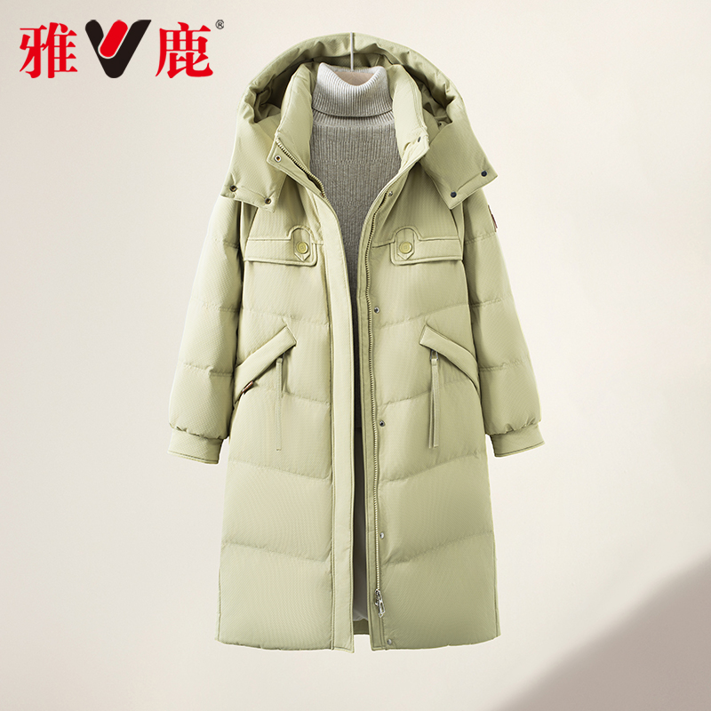 雅鹿秋冬新款女款加厚保暖时尚休闲显瘦羽绒服女士YLX01X19980