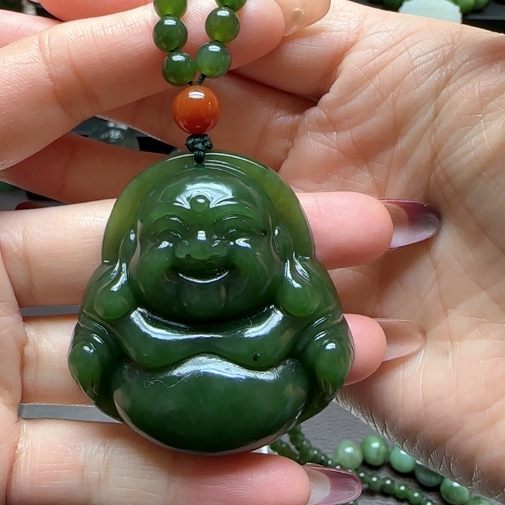 和田玉（碧玉）吊坠未镶嵌