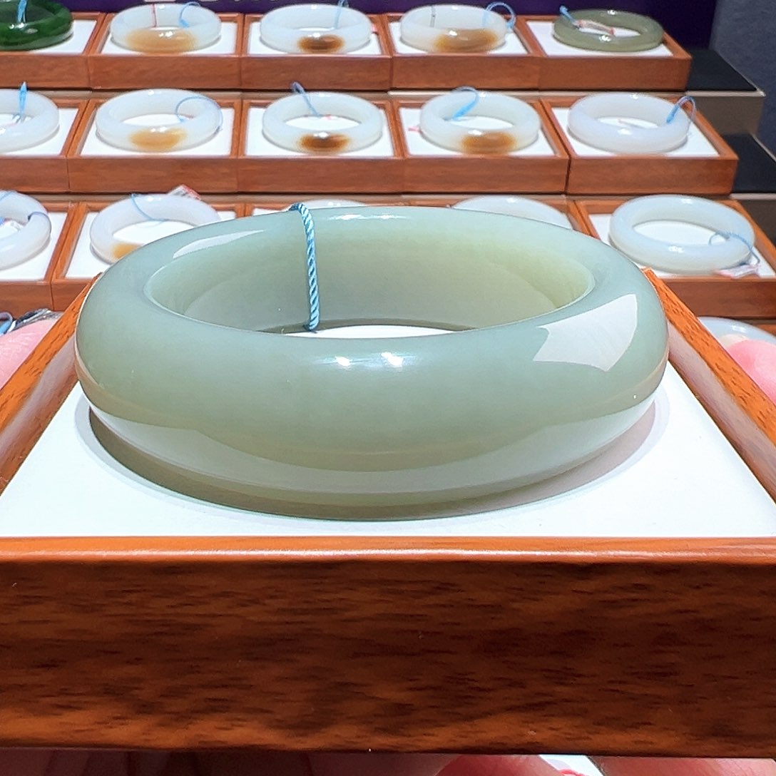 和田玉手镯 56 57未镶嵌