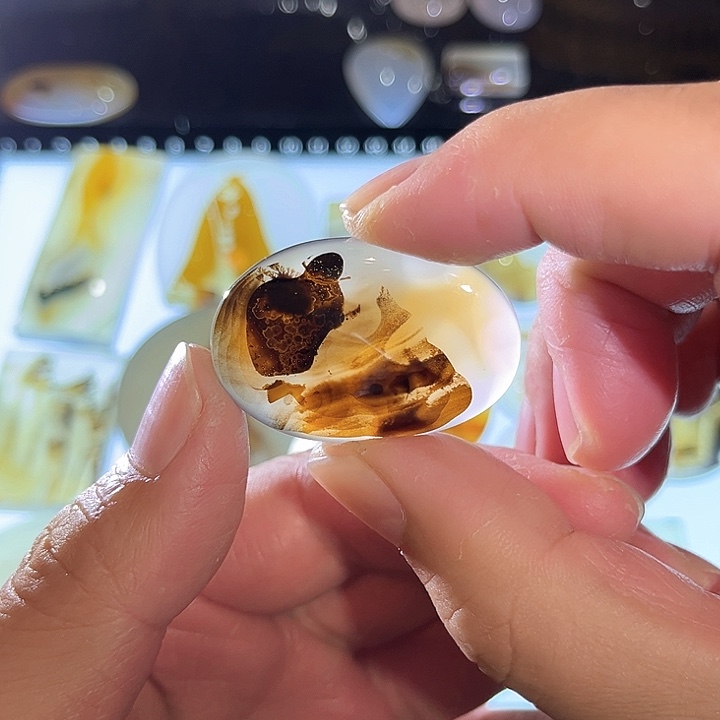 李***7玛瑙/玉髓未镶嵌吊坠(不含链)