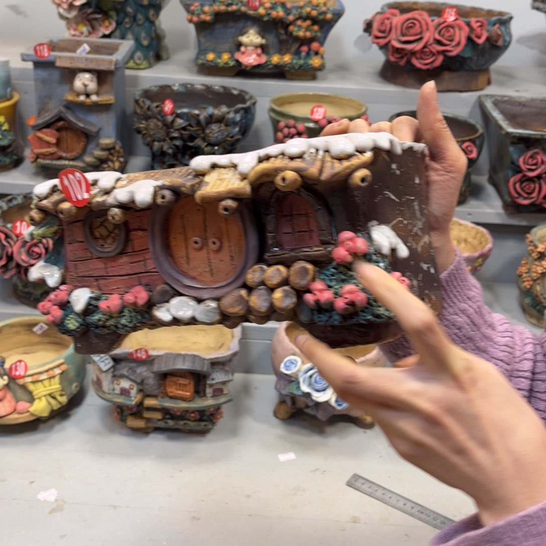 陶瓷特102 号陶然花盆