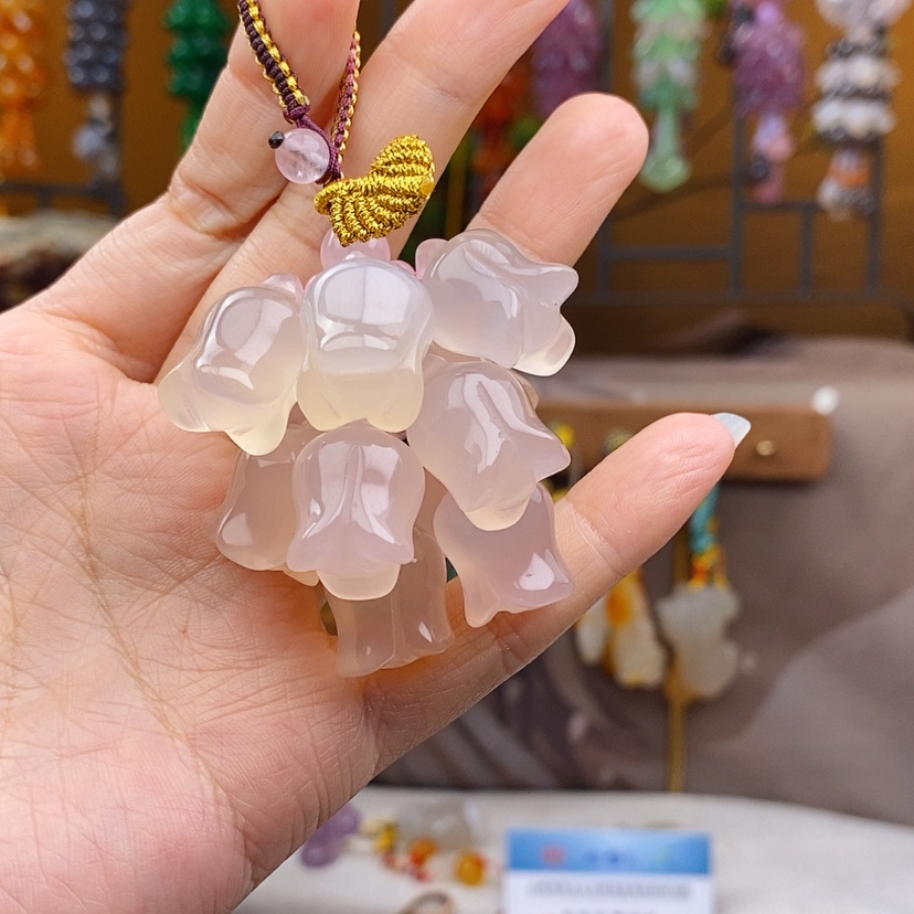 【闪购商品】玛瑙/玉髓车挂未镶嵌