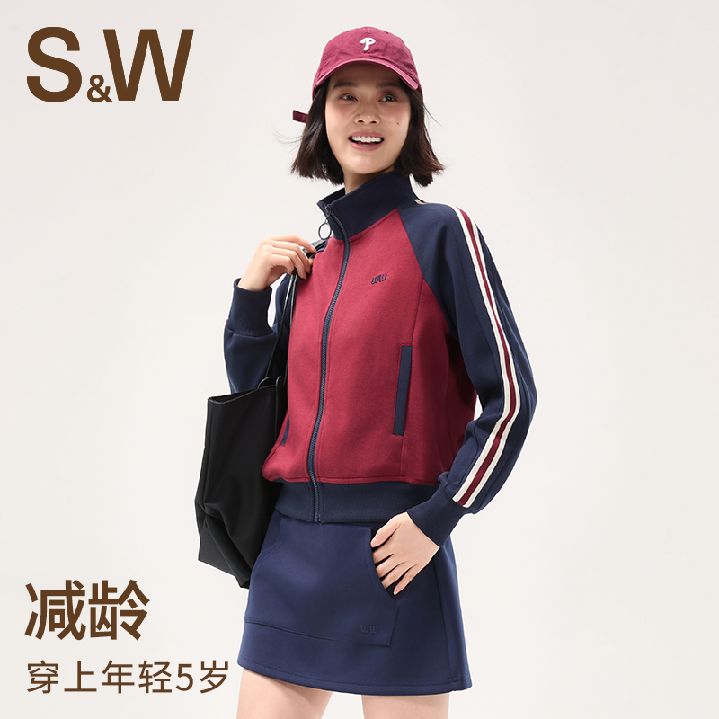 SW/速惟秋季复古学院休闲风外套常规厚度防风休闲外套1473