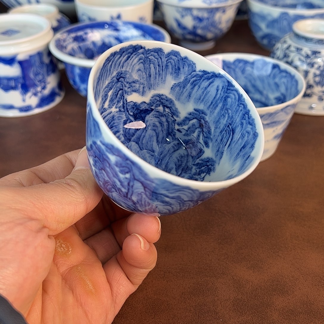 杯景德镇全手工手绘陶瓷