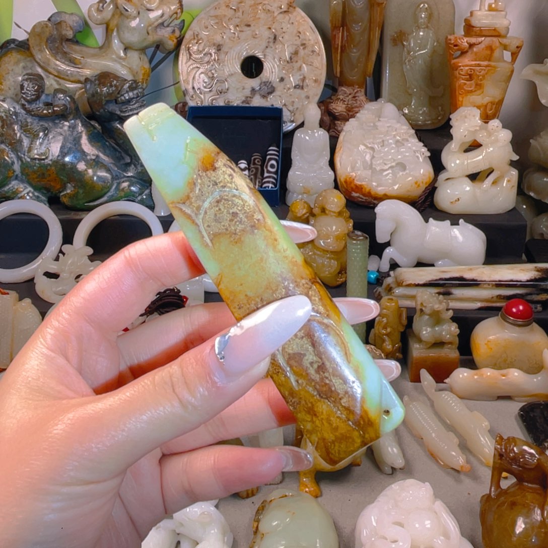 和田玉挂件未镶嵌8