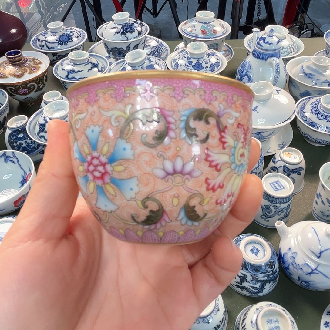 杯青花瓷器青花瓷器