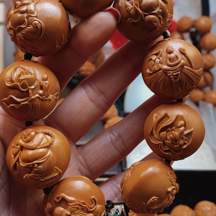 橄榄核手串/手链无像弥勒2.6