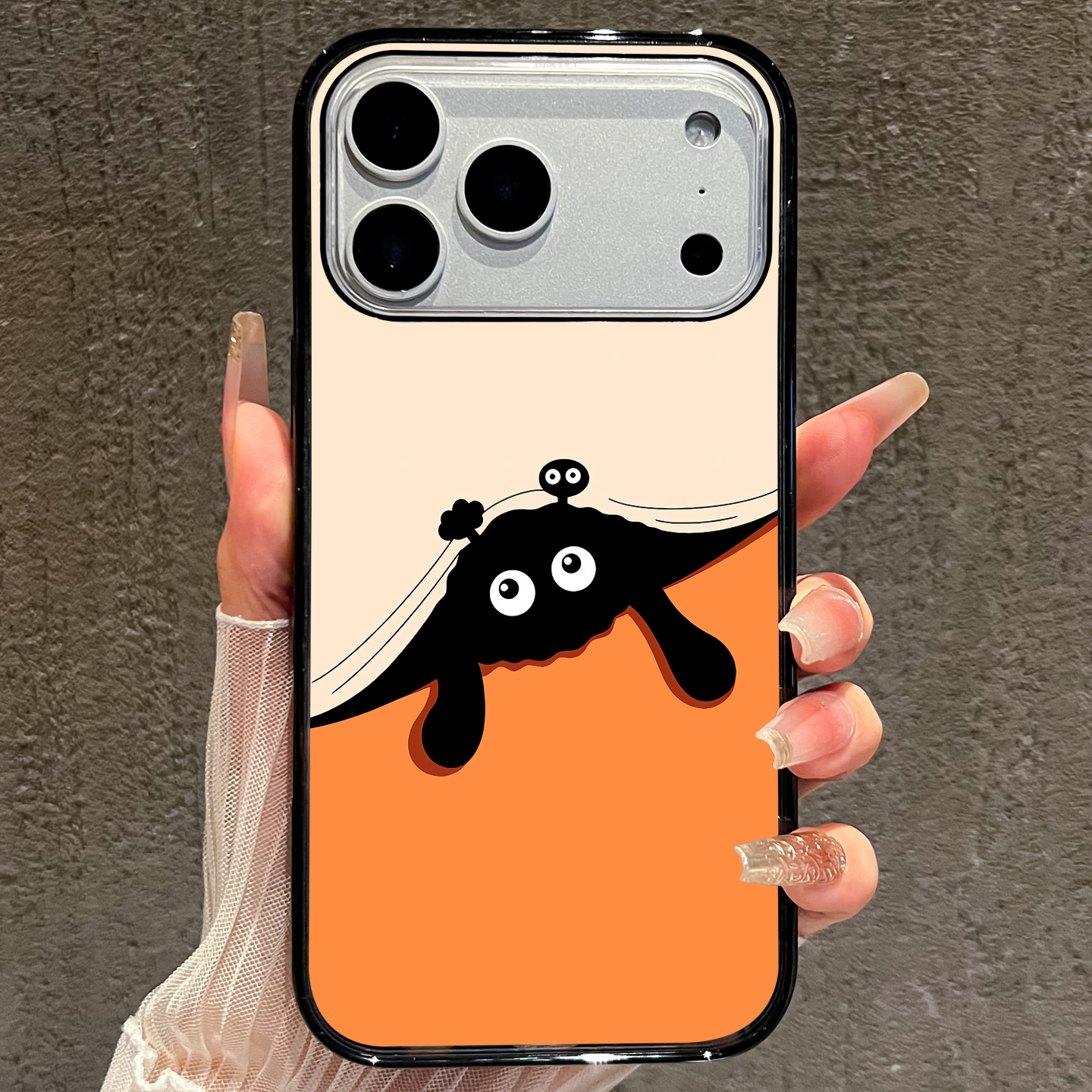 【AI键保护】趴趴煤球适用苹果17promax手机壳iphone17新款创意