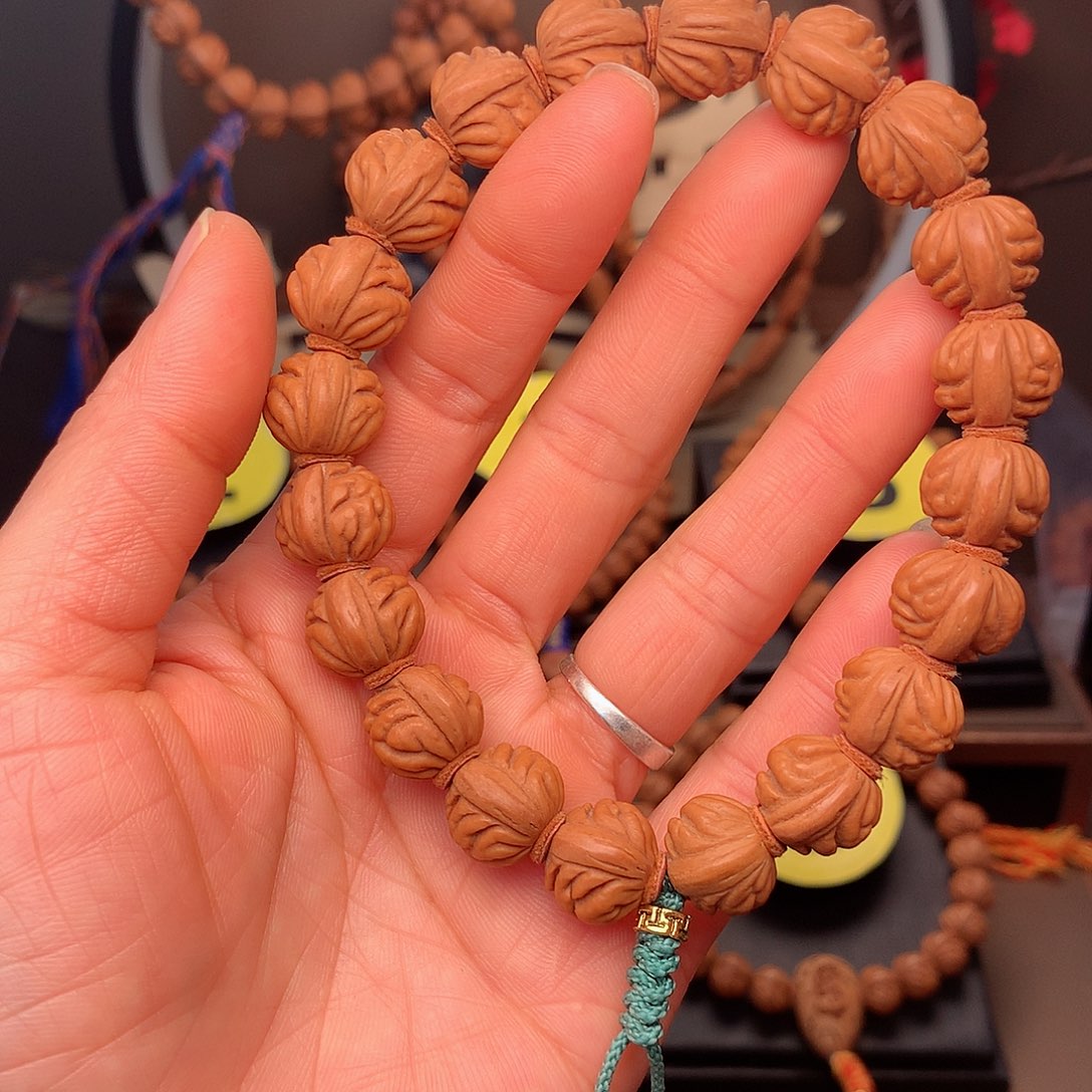 桃核手串小金豆手串14