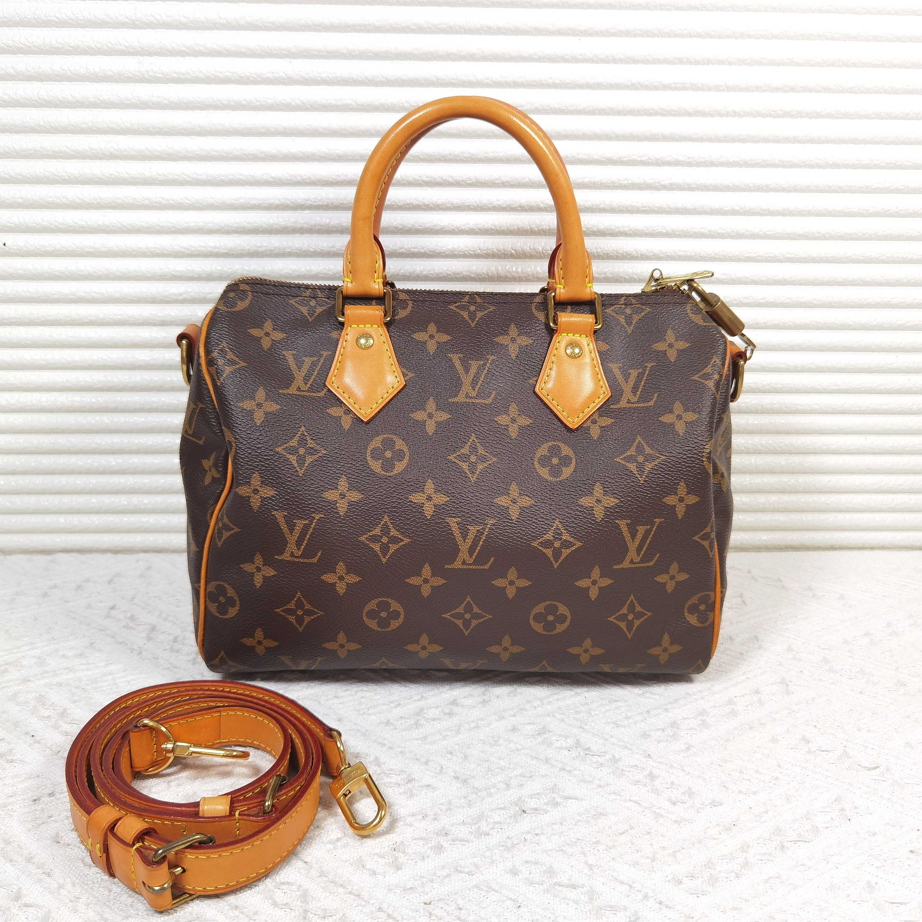 95新 LouisVuitton/路易威登 LV speedy25枕头包手提包斜挎包