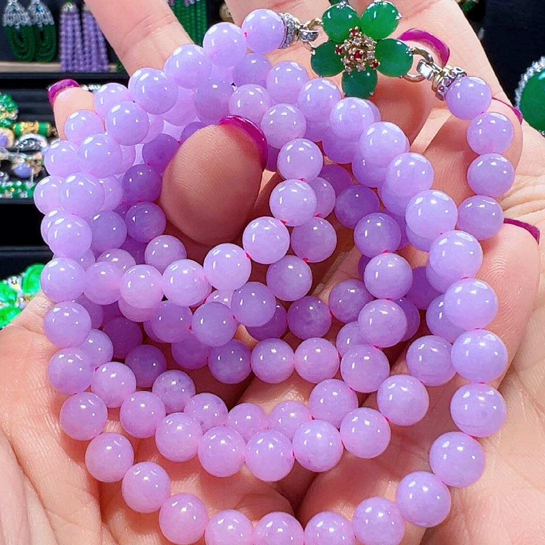 翡翠颈饰18K金镶嵌签收后24鉴赏期