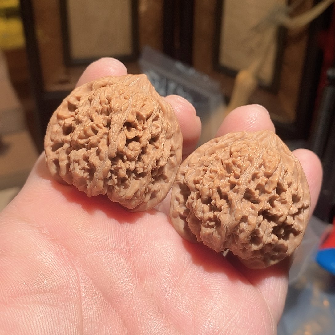 文玩核桃把件40满天星全品