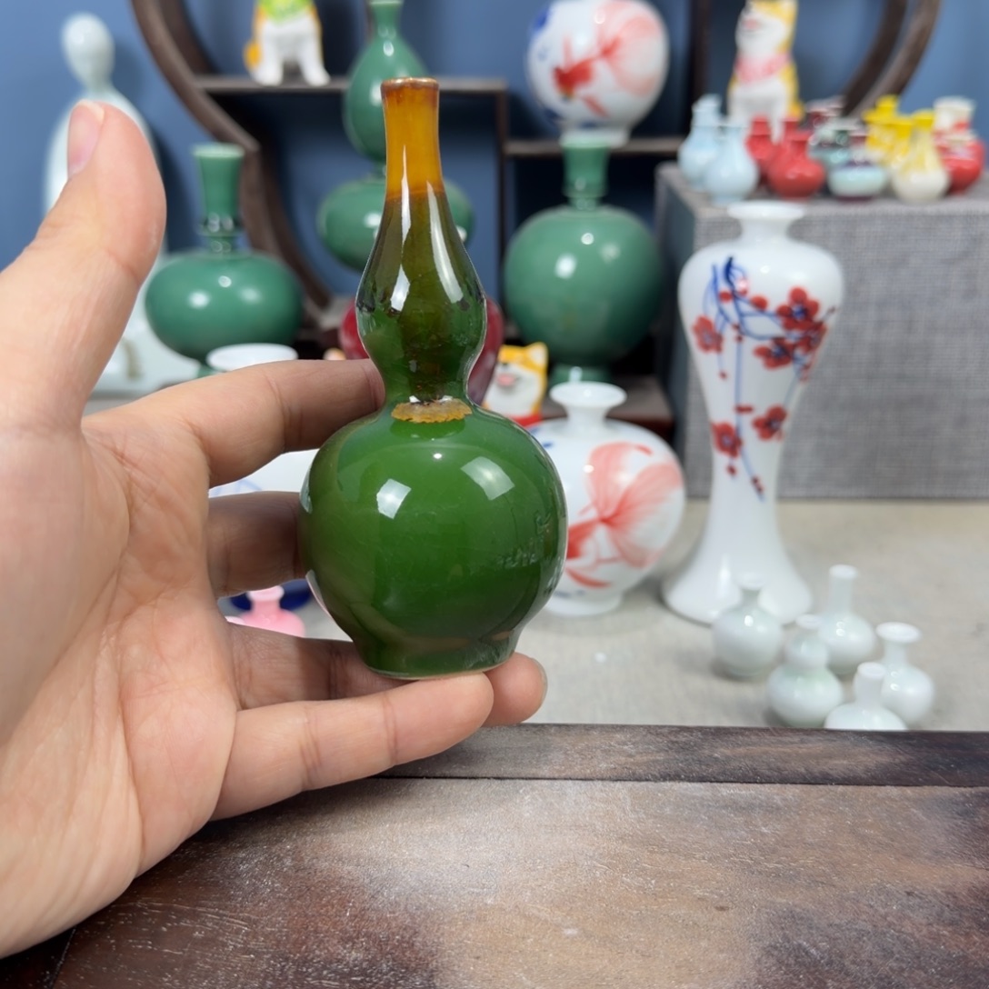 陶瓷手工小花器摆件