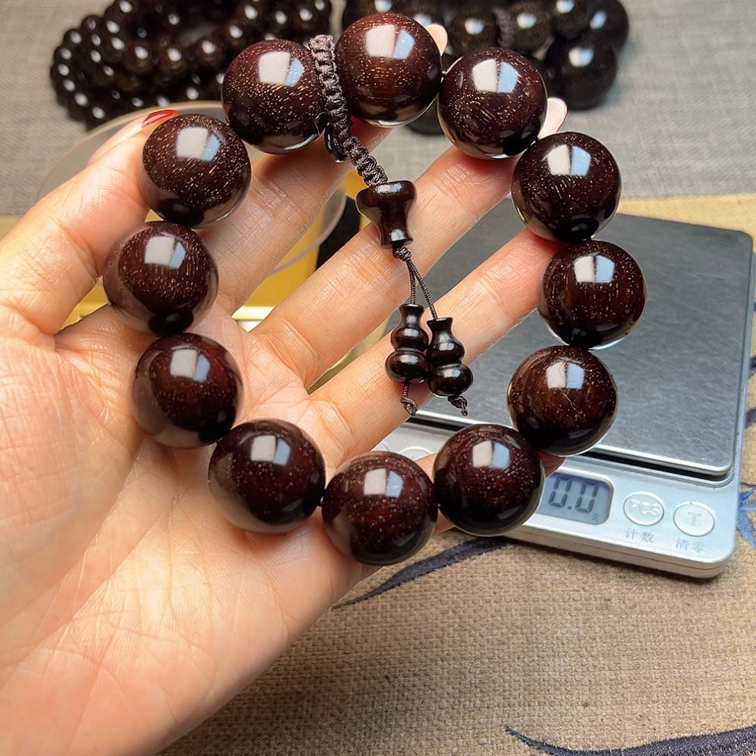 檀香紫檀（小叶紫檀）2.0 12颗满天星