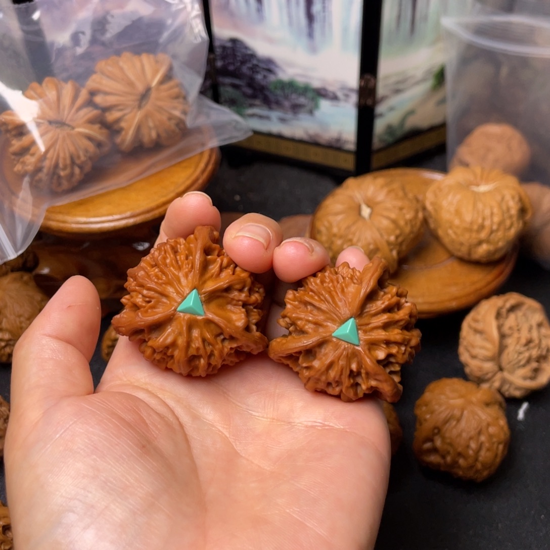 ****^把件文玩核桃41秦闷正奔