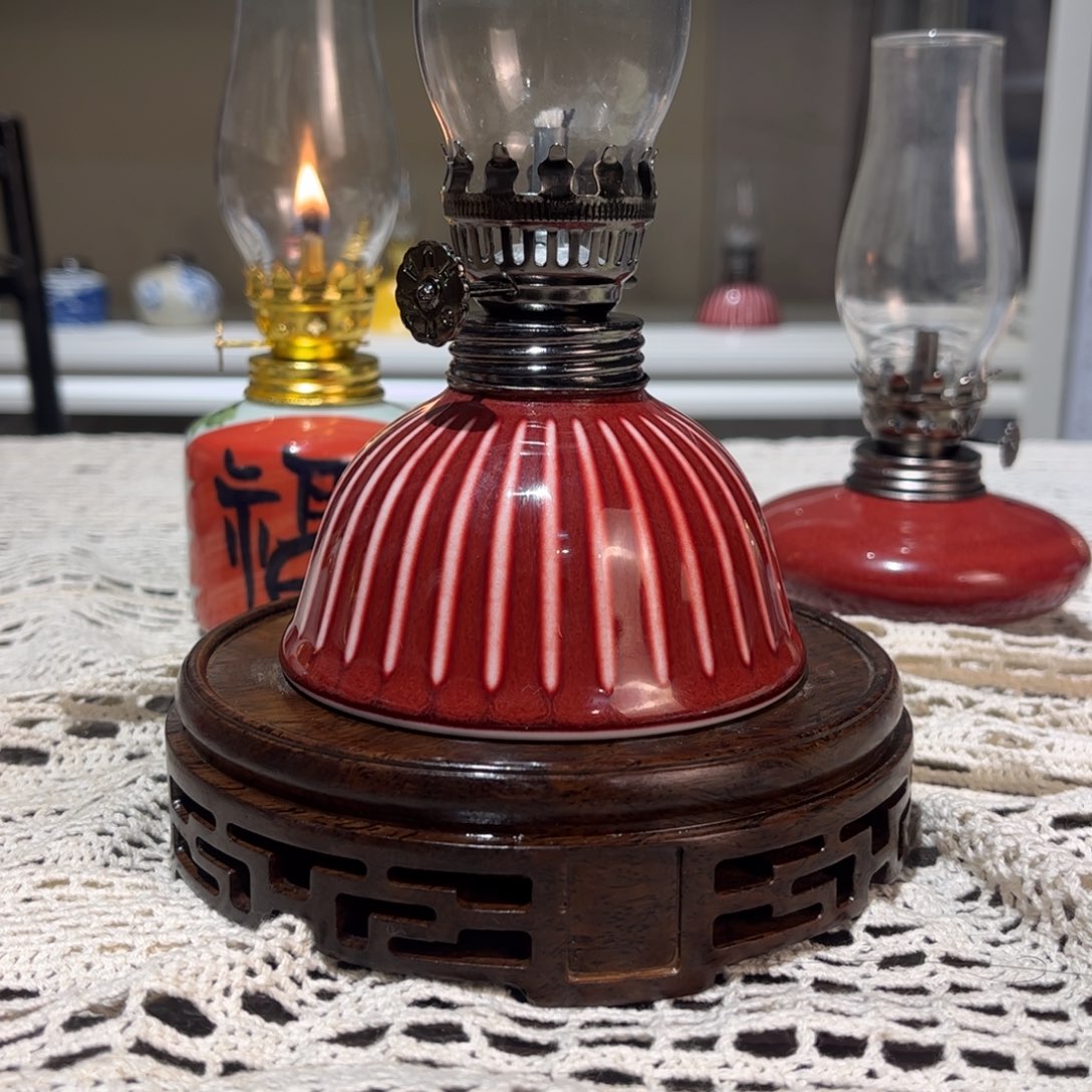 摆件景德镇陶瓷香薰灯