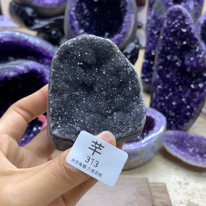 未镶嵌珠宝半成品紫晶